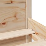 vidaXL Cadre de lit avec tête de lit sans matelas 90x200 cm