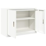 vidaXL Armoire de rangement Blanc 90 x 40 x 70 cm Acier