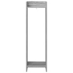 vidaXL Support de Plante 2 pièces Sonoma gris 30 x 30 x 100 cm