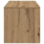 vidaXL Meuble TV chêne artisanal 60x40x40 cm bois d'ingénierie