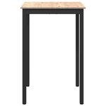 vidaXL Table de bar Naturel 110 x 55 x 105 cm Bois de pin massif