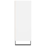 vidaXL Armoire à étagères blanc 69 5x32 5x90 cm bois d'ingénierie