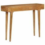 vidaXL Table console Bois de manguier massif 102x30x79 cm