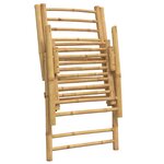 vidaXL Chaises de bistro pliantes lot de 2 et coussins blanc crème