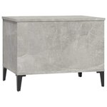 vidaXL Table basse Gris béton 60x44 5x45 cm Bois d'ingénierie