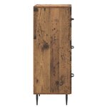vidaXL Armoire à tiroirs Bois ancien 33 x 34 5 x 89 5 cm