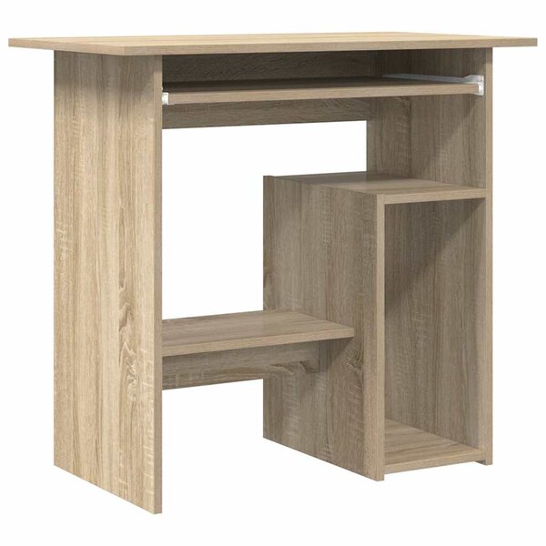 vidaXL Bureau Chêne sonoma 80x45x74 cm Bois d’ingénierie