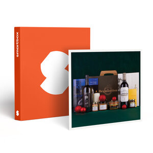 SMARTBOX - Coffret Cadeau Coffret Allégresse : spécialités sucrées  salées et 2 bouteilles de vin  livré à domicile -  Gastronomie