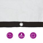 vidaXL Housse de protection plantes avec œillets 2x3 m polyéthylène