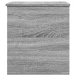 vidaXL Boîte de rangement sonoma gris 60x42x46 cm bois d'ingénierie