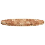 vidaXL Dessus de table rond Ø80x4 cm bois massif d'acacia