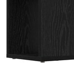 vidaXL Ensemble meuble TV Noir 80 x 24 x 125 cm Bois d'ingénierie