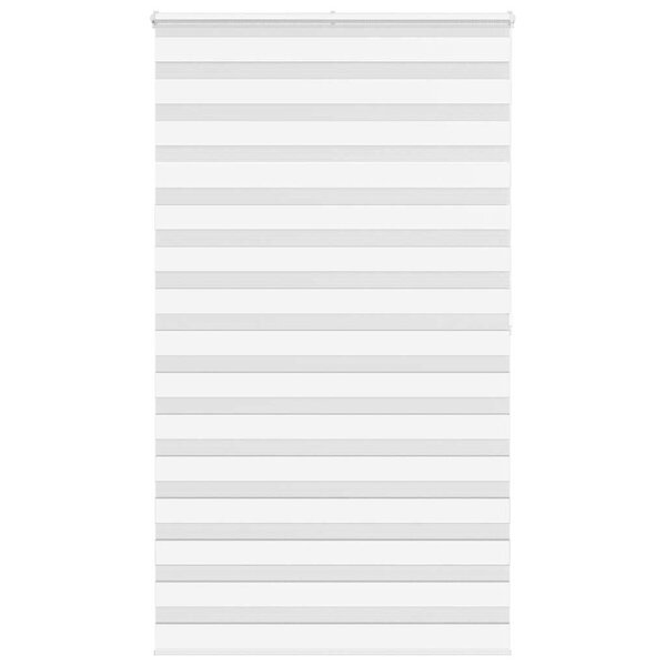 vidaXL Store zèbre blanc 120x200 cm largeur du tissu 120 9cm polyester