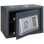 vidaXL Coffre-fort numérique électronique gris foncé 35x25x25 cm en acier