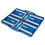 Bo-Camp Ensemble de table de pique-nique "Basic" Bleu Acier