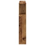 vidaXL Tête de lit à LED vieux bois 120x18 5x103 5cm bois d'ingénierie