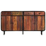 vidaXL Buffet Bois de récupération solide 140x35x76 cm