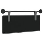 vidaXL Tête de lit suspendue tissu