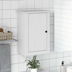 vidaXL Armoire murale de salle de bain BODO blanc 44x30x60 cm