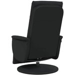 vidaXL Fauteuil de massage pivotant Noir 71 x 90 x 105 cm Simili cuir