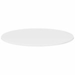vidaXL Plateau de table Blanc brillant 80 x 80 x 1 5 cm