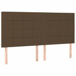 vidaXL Sommier à lattes de lit avec matelas Marron foncé 180x200 cm