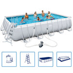 Bestway piscine rectangulaire cadre en acier 671x366x132 cm 56470