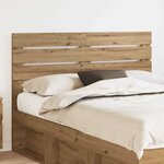 vidaXL Tête de lit Chêne artisanal 150 cm Bois d'ingénierie