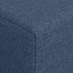 vidaXL Canapé-lit pliable Bleu 200 x 70 x 10 cm Tissu