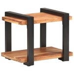 vidaXL Table de chevet 50x40x40 cm Bois d'acacia massif