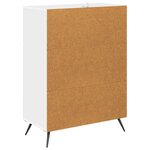 vidaXL Armoire à tiroirs Blanc 66 x 34 5 x 90 cm Bois d'ingénierie