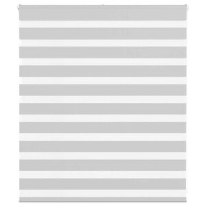 vidaXL Store zèbre gris clair largeur du tissu 125 9 cm polyester