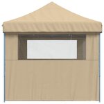 vidaXL Tente de fête Beige 292 x 440 x 315 cm Tissu Oxford