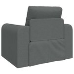 vidaXL Canapé-Lit Gris foncé 98 x 71 x 83 cm tissu