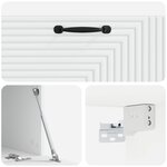 vidaXL Meuble TV mural Blanc 78 5 x 41 x 30 cm Bois d'ingénierie