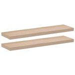 vidaXL Étagères flottantes 2 Pièces 90x23 5x4cm bois d'ingénierie