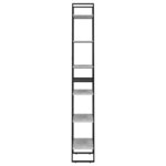 vidaXL Étagère de rangement Gris béton 60x30x210 cm Bois d'ingénierie