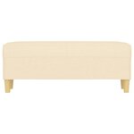 Banc banquette crème 100 x 35 x 41 cm tissu 02_0010652