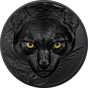 OCELOT Hunters By Night 2 Once Argent Monnaie 10 Dollars Palau 2024