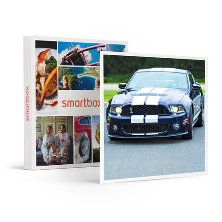 SMARTBOX - Coffret Cadeau Pilotage : 4 tours au volant d'une Ford Mustang Shelby GT500 sur le circuit de Clastres -  Sport & Aventure