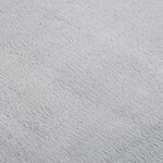 Vidaxl tapis shaggy doux lavable 200x290 cm antidérapant gris