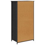 vidaXL Haut Armoire Chêne noir 62 x 36 x 121 5 cm Bois d'ingénierie