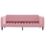 vidaXL Lit de repos sans matelas rose 90x200 cm velours