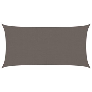 vidaXL Parasol en PEHD rectangulaire 2x4 m Anthracite