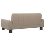 vidaXL Canapé pour enfants cappuccino 70x45x30 cm similicuir