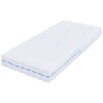 vidaXL Matelas Blanc 80 x 200 cm Mousse