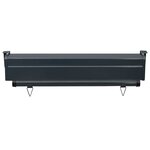 vidaXL Auvent latéral de balcon 85x250 cm noir