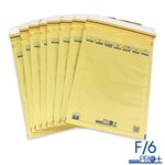 Lot de 50 enveloppes à bulles pro+ marron f/6 format 210x335 mm