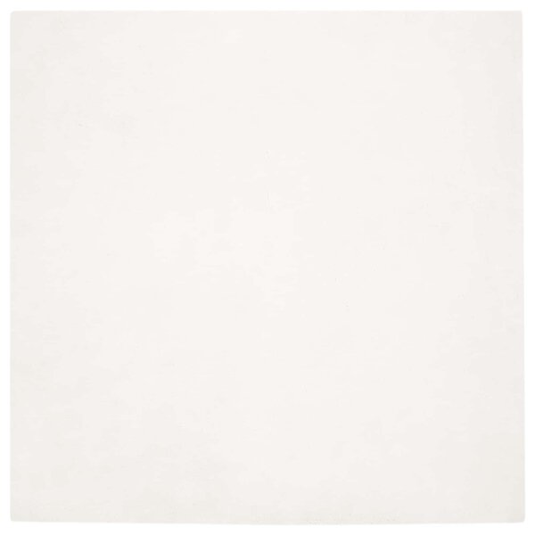 vidaXL Tapis en Fourrure Synthétique de Lapin Olite Crème 160 x 160 cm