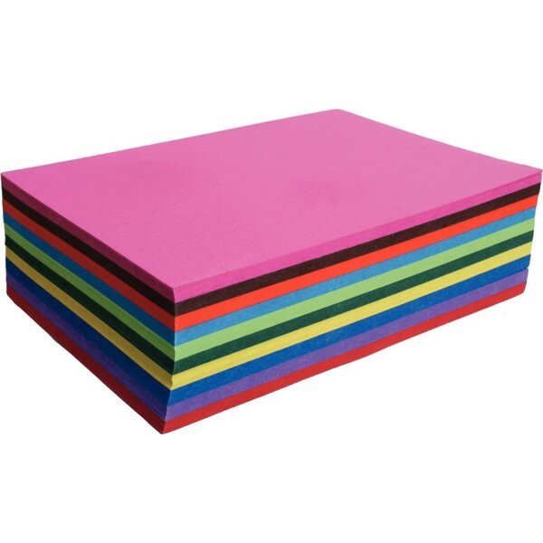 Paquet de 100 feuilles de papier couleur recyclé format A4 210g